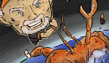 [fan art] Drawing Bruce Bochy’s head bigger every week until February: Week 9