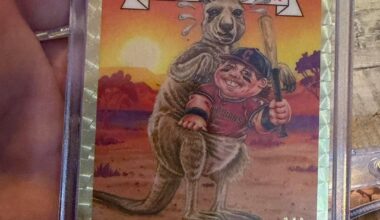 Anyone know if Travis is a card collector? My son pulled this and wanted to give him first crack at this