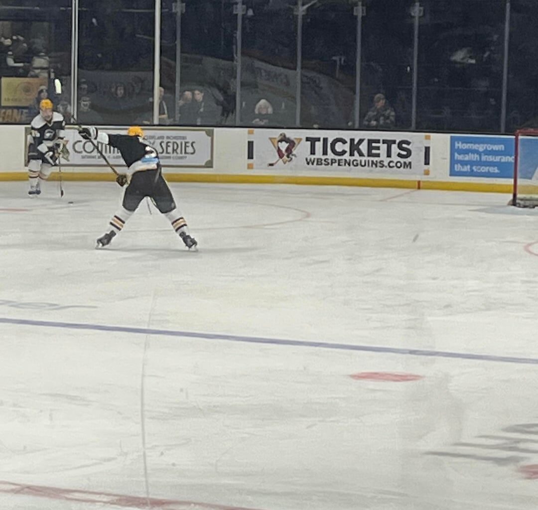 McGroarty at baby pens