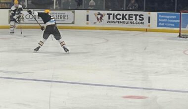 McGroarty at baby pens