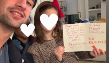 Tiago Splitter’s daughter made Deni Avdija a get-well card