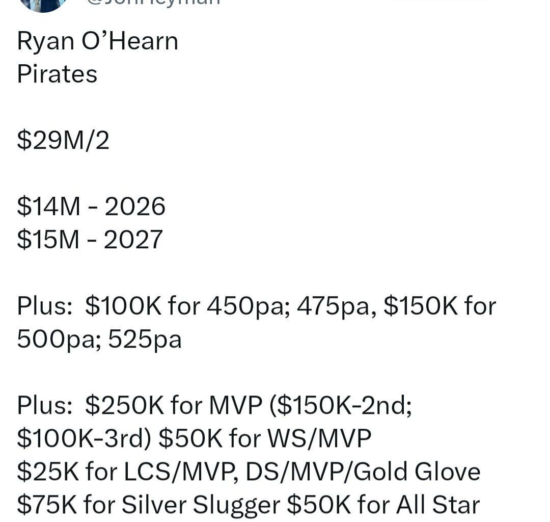 O Hearns deal breakdown
