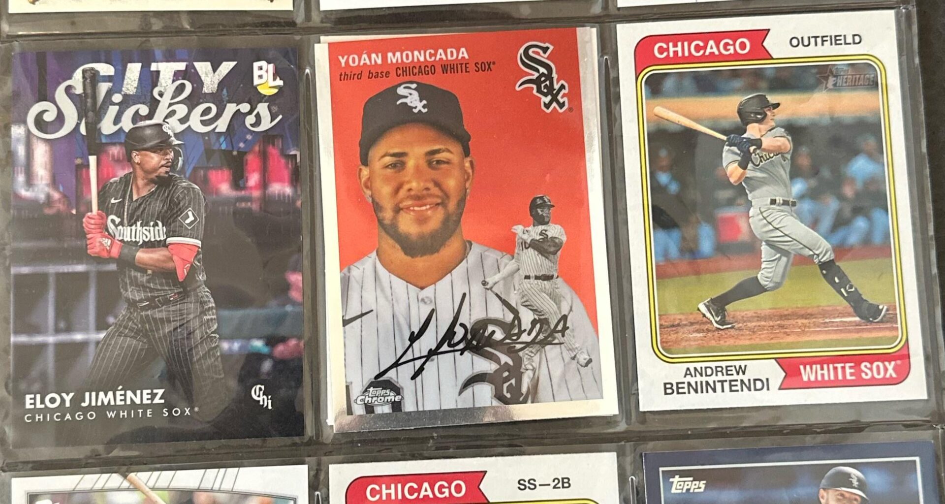 A more recent opening day lineup pictured in trading cards