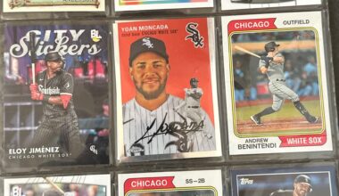 A more recent opening day lineup pictured in trading cards