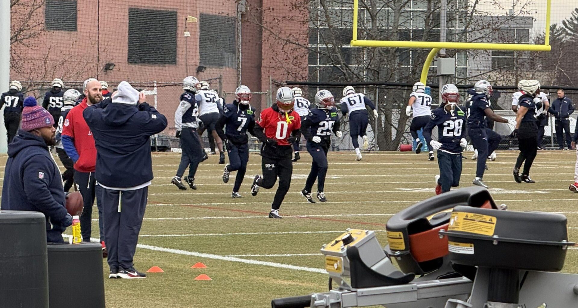 Christian Gonzalez In Red Non-Contact Jersey