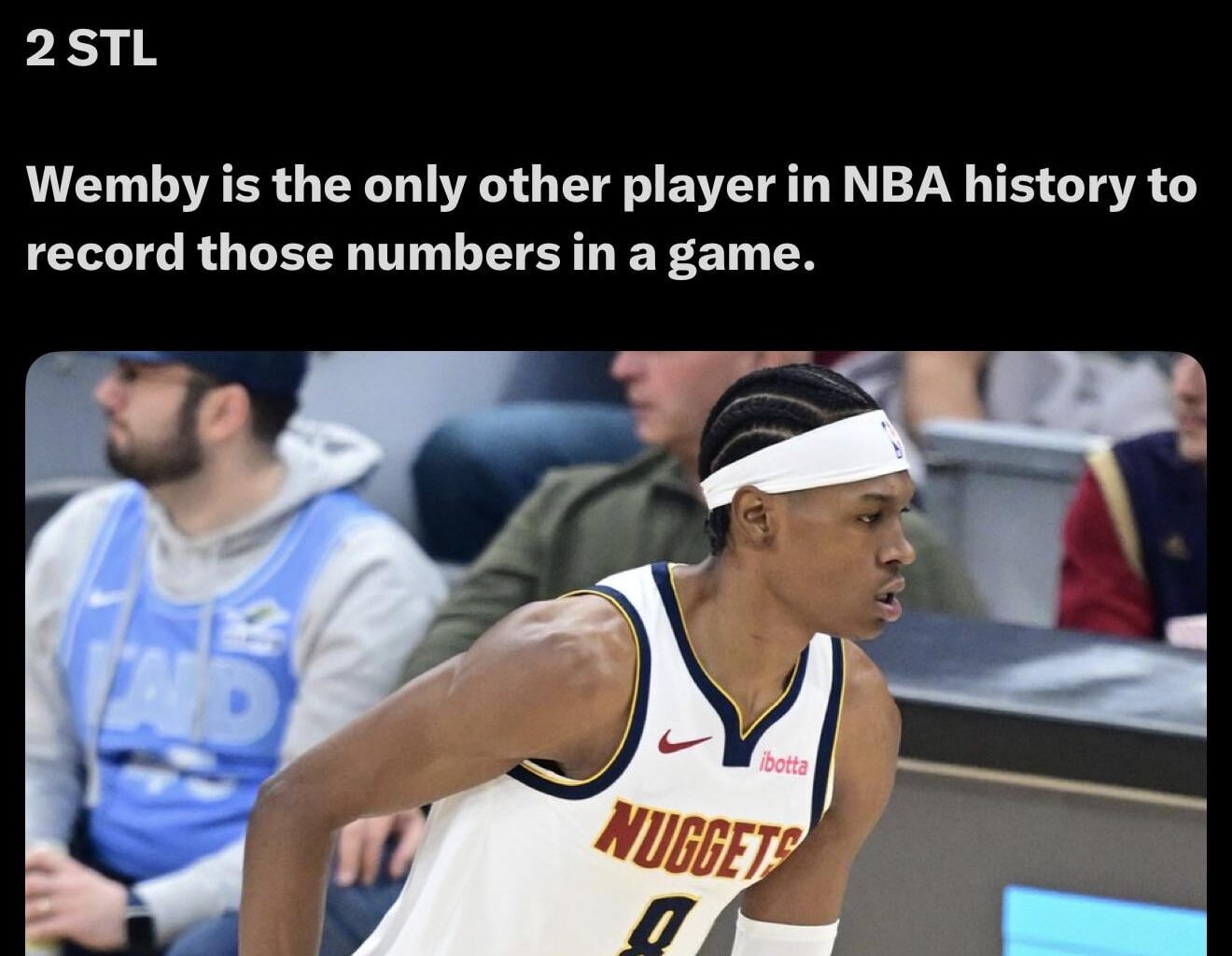 This is more than just a leap. He needs to be a Nugget for life.