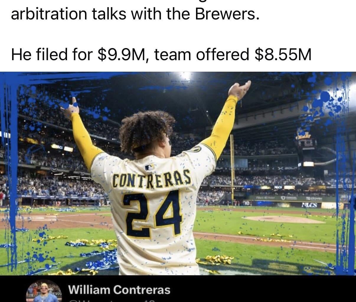 Some info regarding Wild Bill arbitration. Almost 1.4M gap