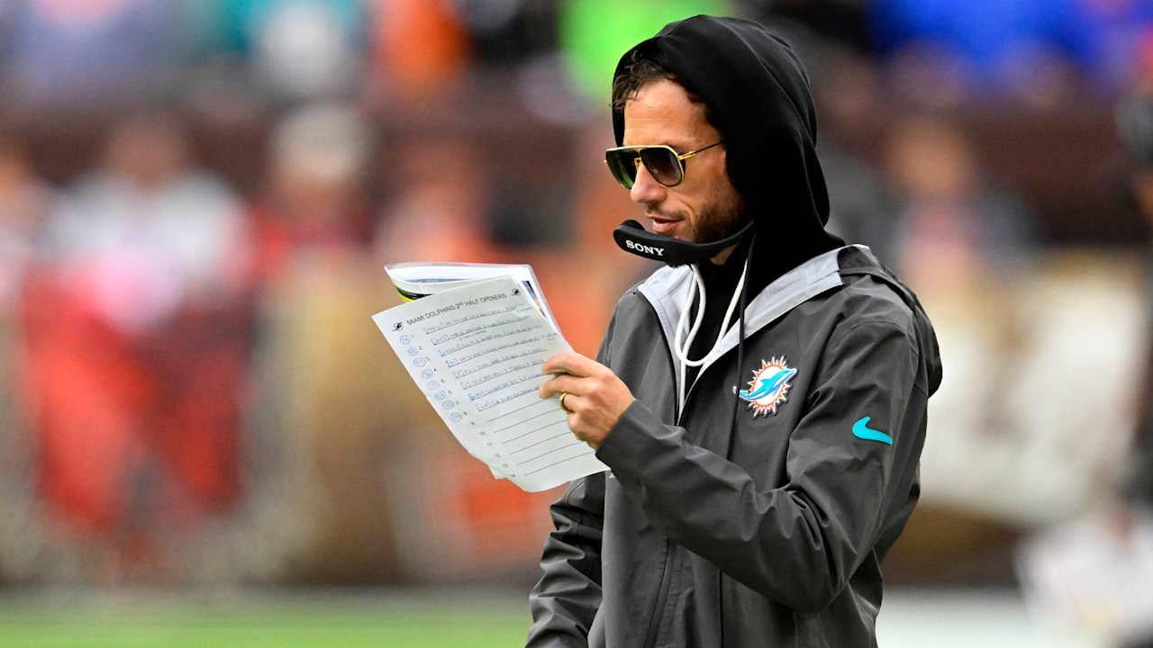 The Ravens have completed an interview with Mike McDaniel for their head coach position