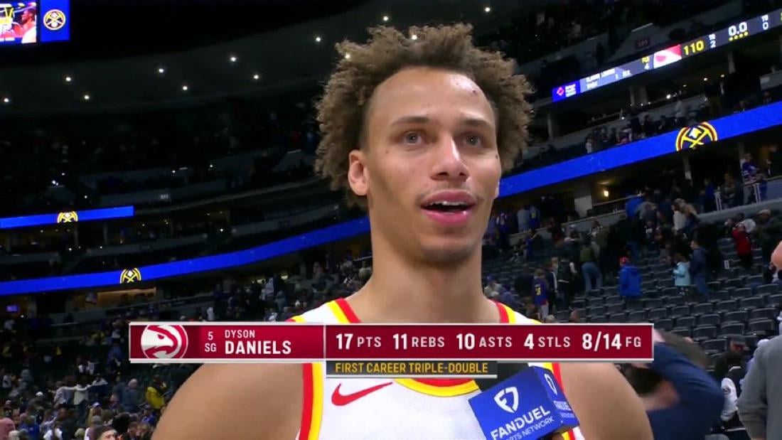 Congrats to Dyson Daniels on his first career Triple-Double.