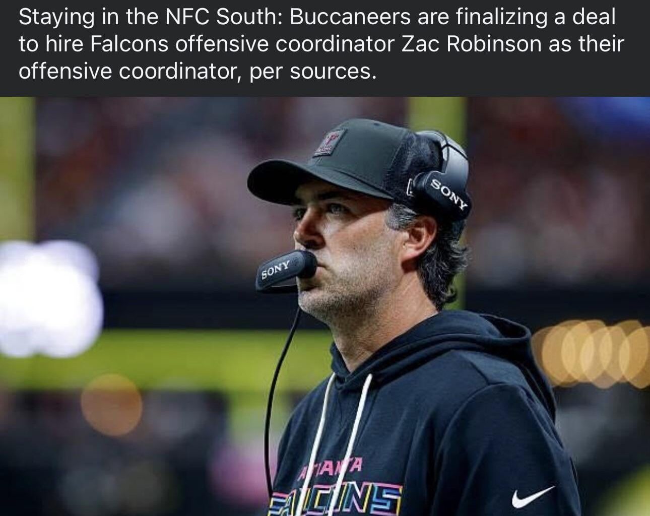 Zac Robinson is a Buc