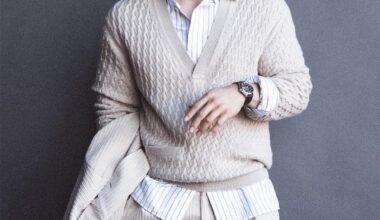 Hyeseong Kim in a photoshoot for Arena Korea.