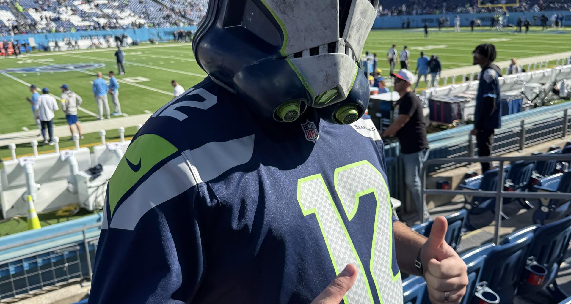 I need to make a Vader helmet to embrace #TheDarkSide now. 😈