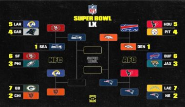 NFL Playoff Bracket 2026, Super Bowl Odds, Updated Standings After Divisional Round