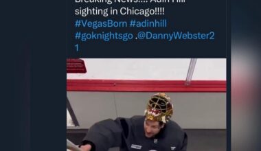 Looks like Adin Hill is returning soon?