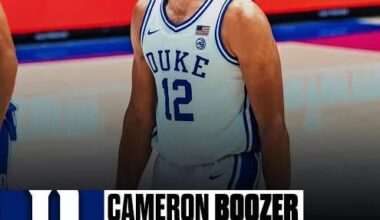 It feels like we’re just not acknowledging Cam Boozer nearly enough