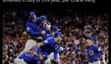 [Cubs Zone] The Cubs will honor 2016 Championship team with a monument that will recognize ALL players involved that will be unveiled in July of this year.