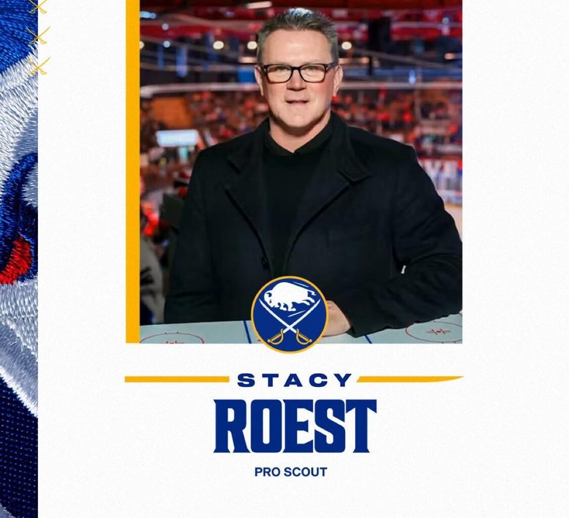 [Sabres] We have hired Stacy Roest as a pro scout. (Former Lightning Assistant GM)