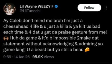 Its too late to back track Mr.Weezy