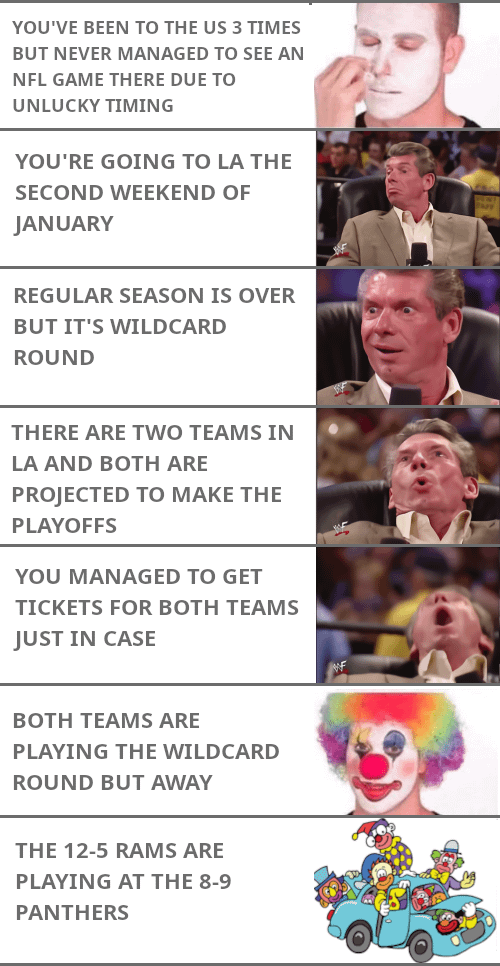 Desperately trying to see an NFL game in the US