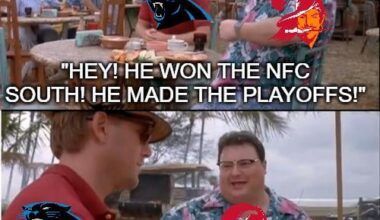 Rams 55-3! F the Panthers! Baker Mayfield > Bryce Young !