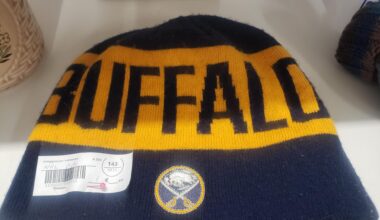 Found this Sabres beanie at a thrift store in Finland