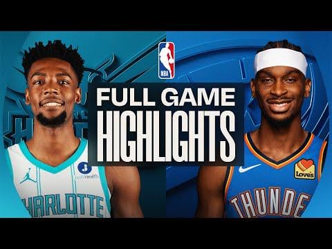 [NBA] HORNETS at THUNDER | FULL GAME HIGHLIGHTS | January 5, 2026