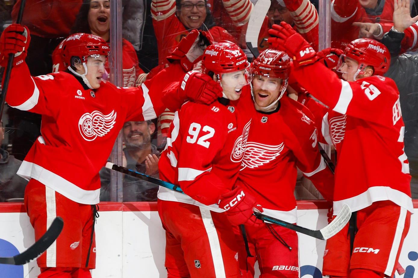 [Michael Whitaker]"His Game Has Been Coming": Red Wings' Marco Kasper Breaks Out Of Lengthy Slump