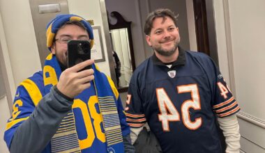 Rolled up to Soldier Field with my best bud who is a Bears fan (from LA) we caught a great game and our seats were amazing.