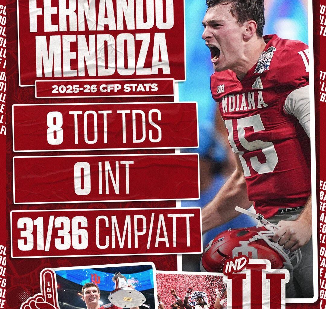 Fernando Mendoza on an absolutely dominant CFP run🔥