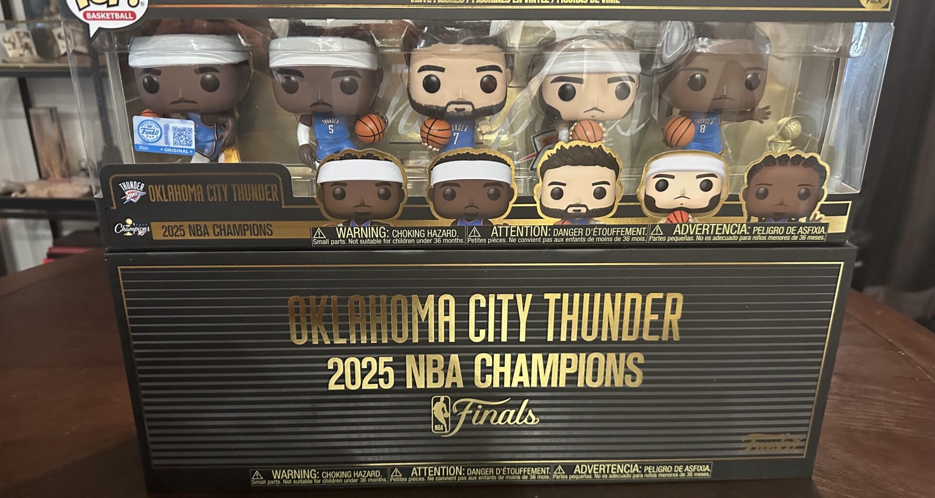 Thunder Championship Funko Pops have arrived.