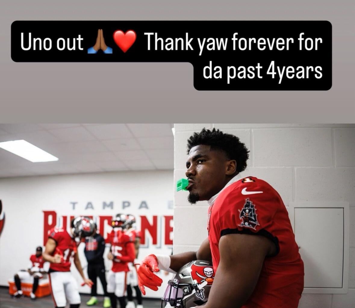 Rachaad White Instagram Story