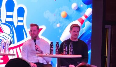 Landy + Tazer, Forsberg + Yelle at Avs fan event