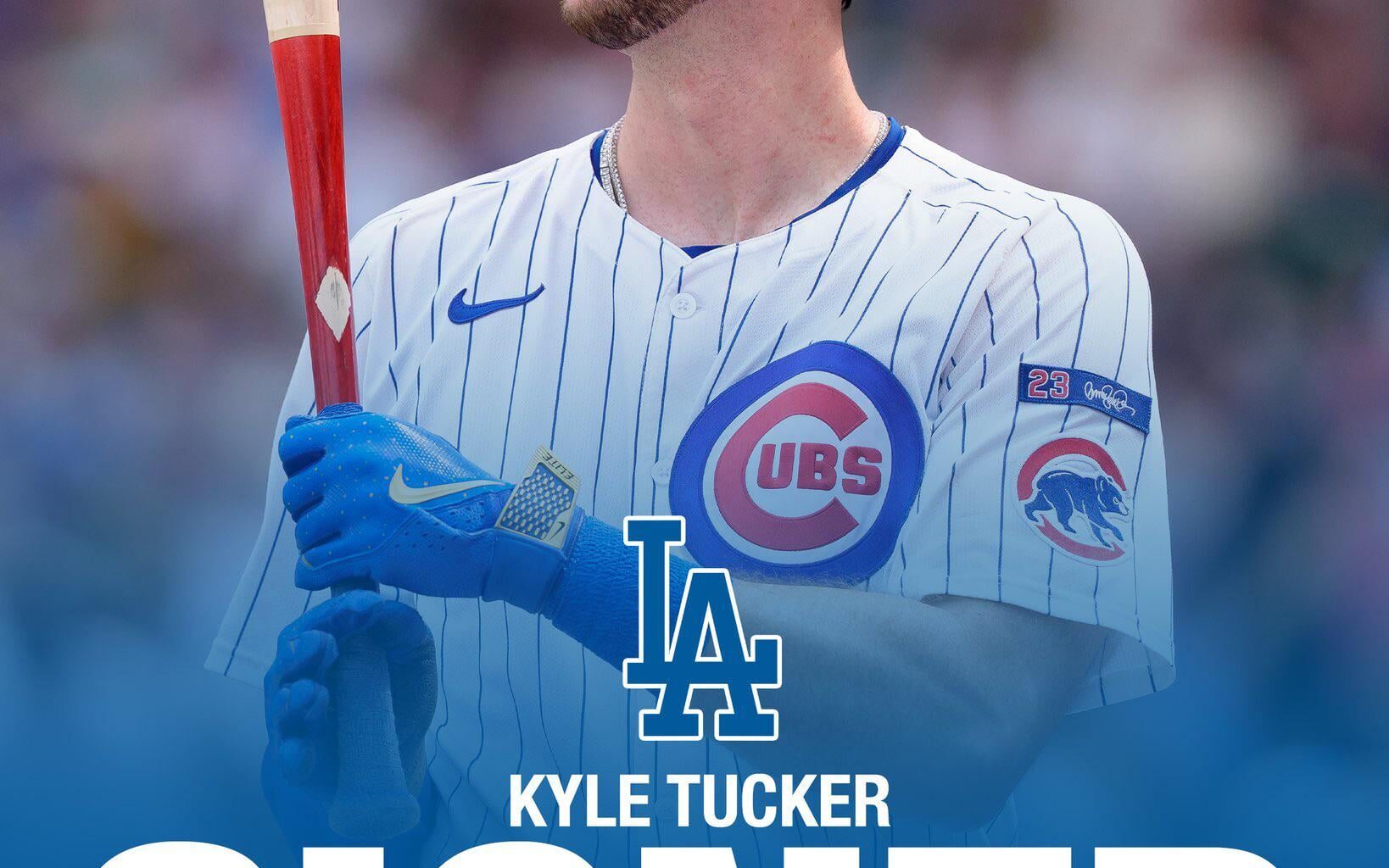 KYLE TUCKER IS NOW PART OF THE DODGERS!