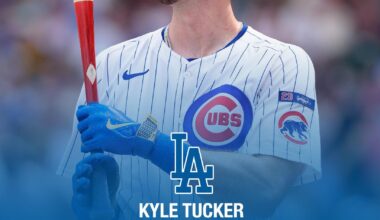 KYLE TUCKER IS NOW PART OF THE DODGERS!
