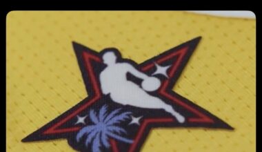 [Lakers] All-Star Starter. For tonight only, Luka’s jersey will be embellished with the All-Star Patch