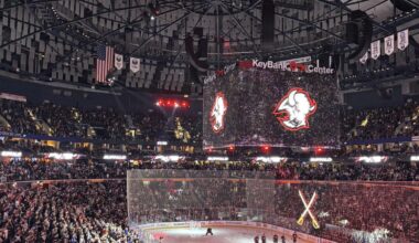 [The Sabre Report] Saturday Night Hockey in Buffalo, NY. There’s nothing more beautiful.