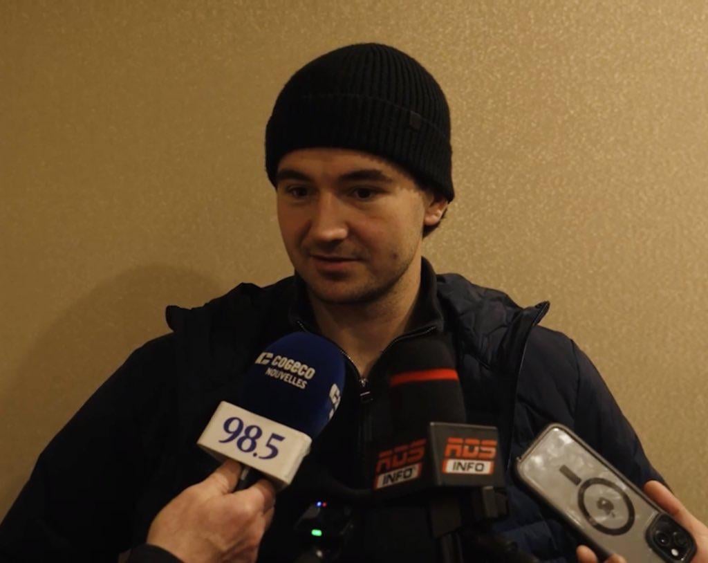 Alexandre Texier today on signing a 2 year, $2.5 million AAV contract extension with the Habs: “It feels good. I’m very happy for these next two years…I want to stay here (in Montreal), this is where I want to play, so (the negotiations) happened rather quickly.”