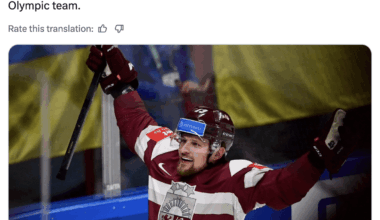 [Latvian Ice Hockey Federation] Rihards Bukarts will replace the injured forward Rodrigo Ābols in Latvia's Olympic team.