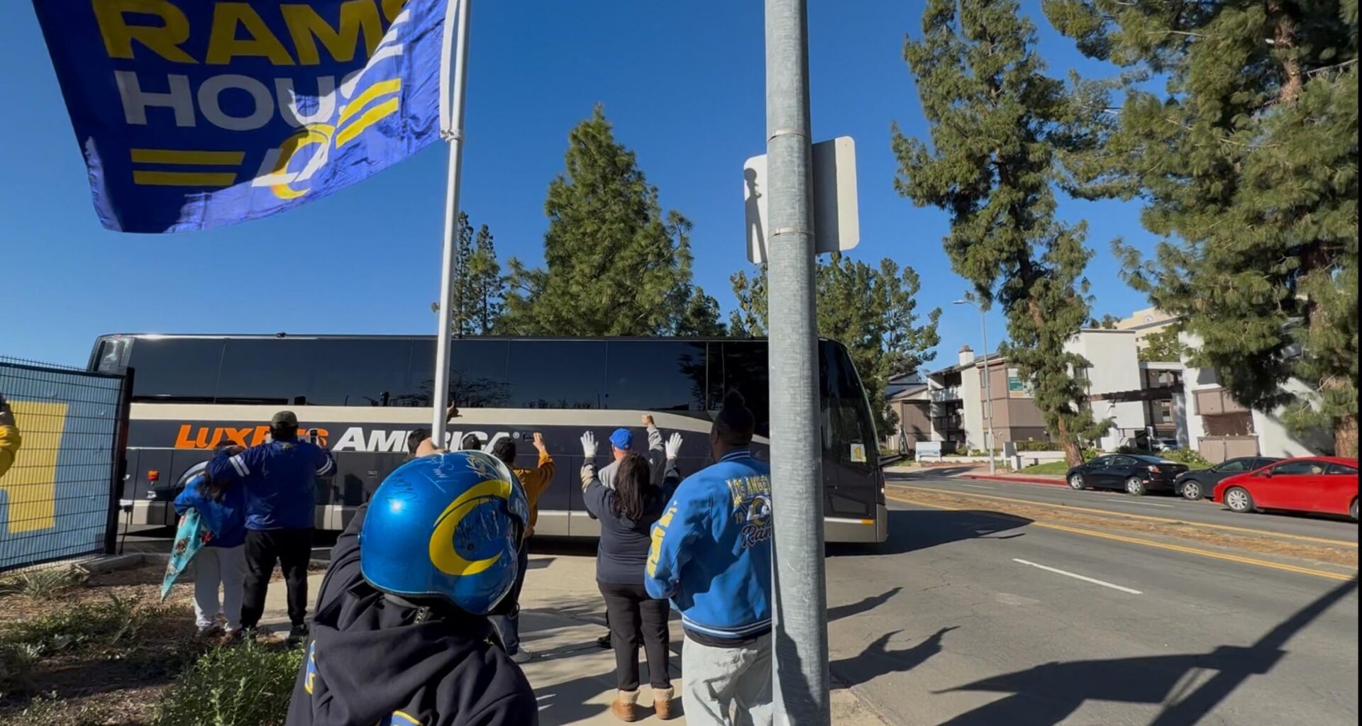 Rams Playoff Send off 01/17