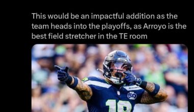 The Seahawks have designated TE Elijah Arroyo to return to practice.