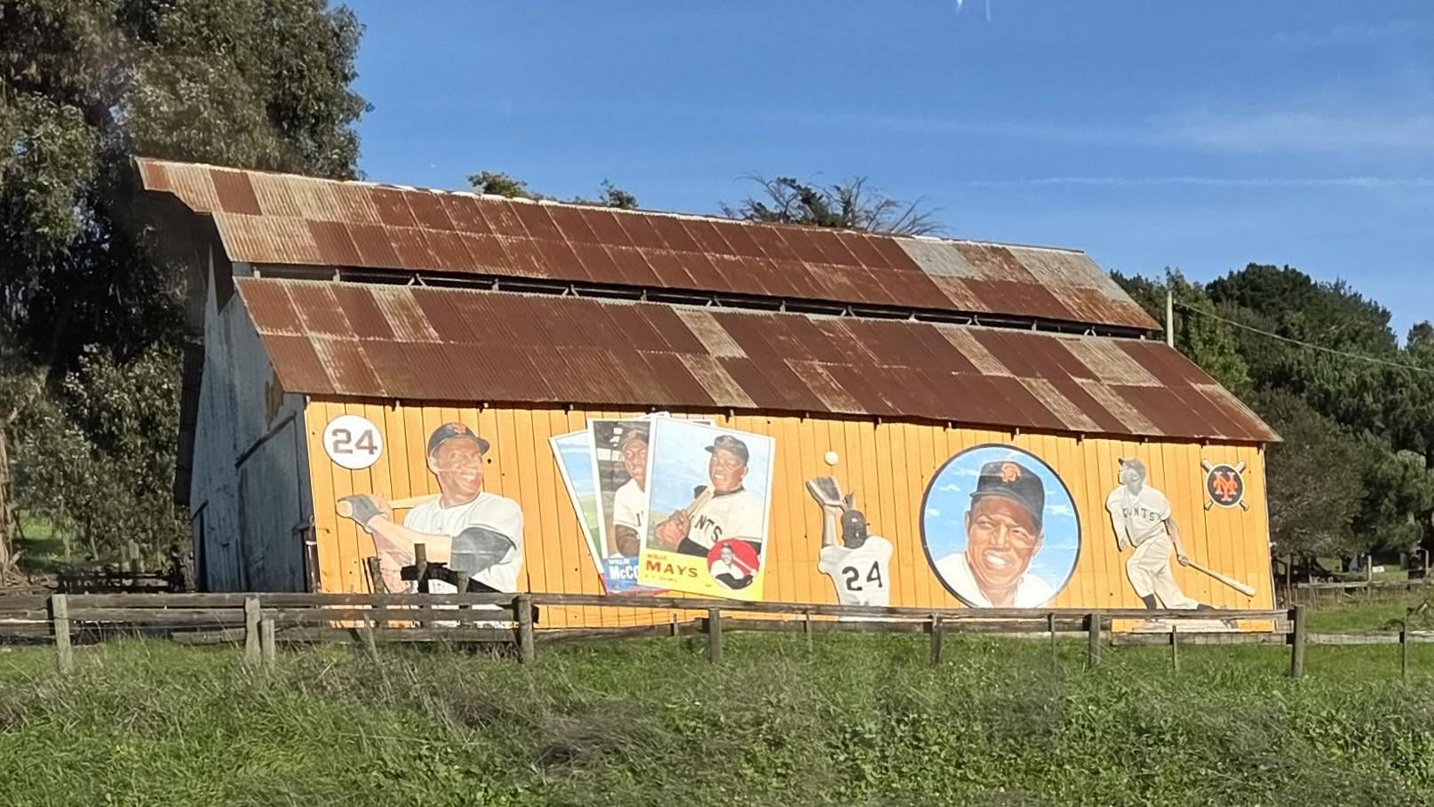 Update on Willy Mays (formerly "Enjoy the Game" barn on Highway 101 near Aromas)