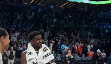 [Highlight] LOUD MVP chants for our king after the game