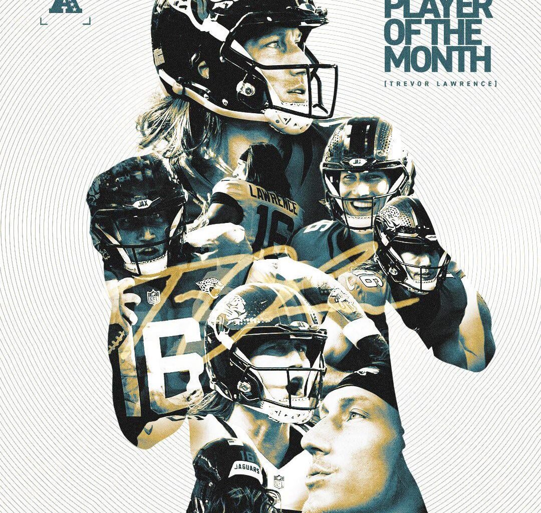 Trevor Lawrence is your AFC Offensive Player of the month