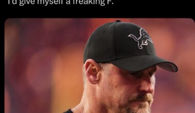 Dan Campbell on his performance this season