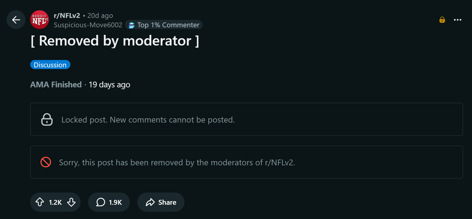 The AMA claiming to be Danielle Hunter's wife turned out to be fake after all 🤣
