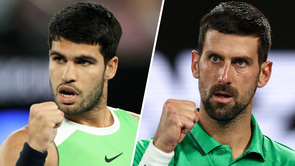 Carlos Alcaraz, Novak Djokovic to meet in 2026 Australian Open final – NBC Los Angeles