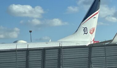 I saw your plane at Pearson airport in Toronto!