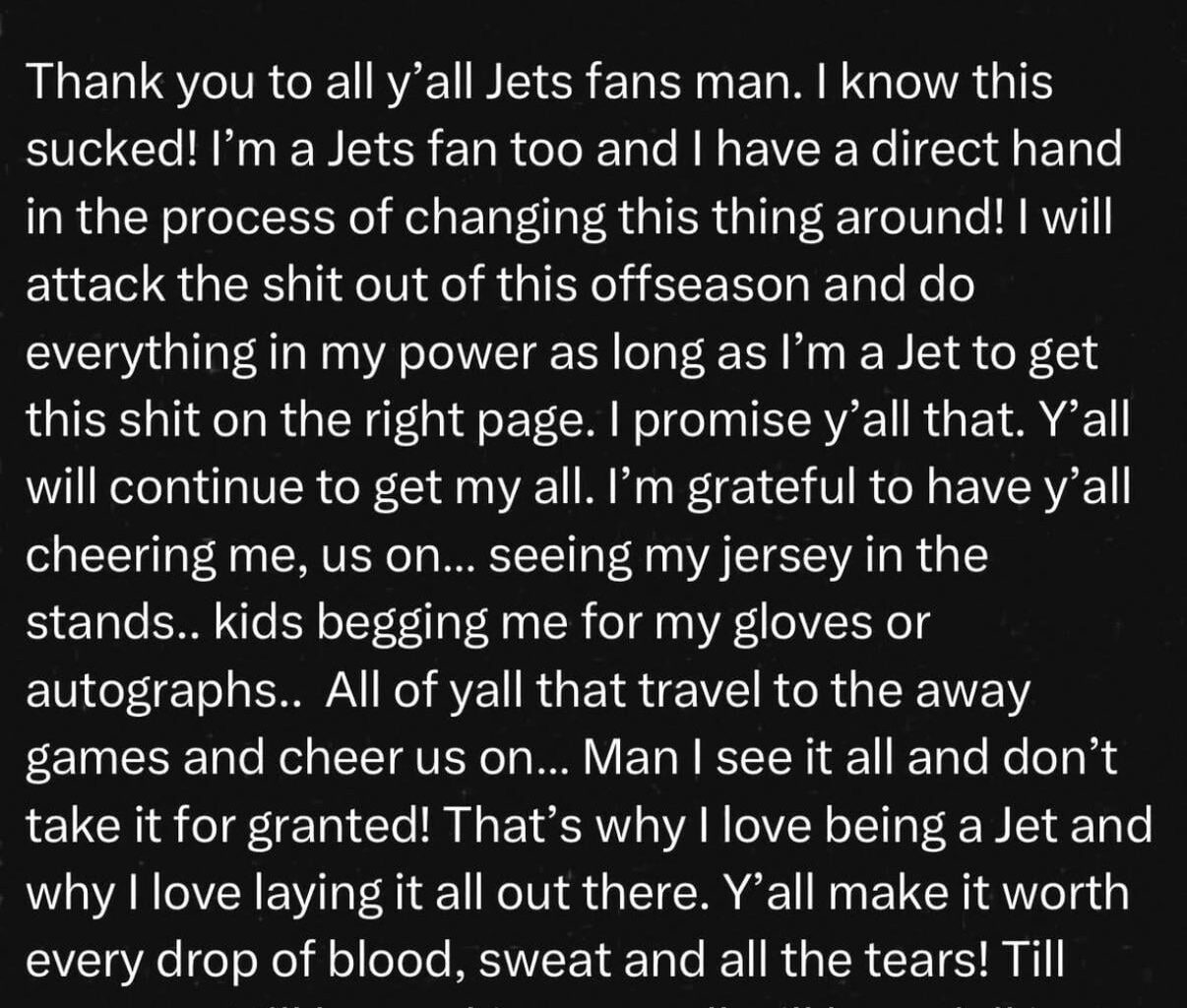 Lots of respect for Jermaine Johnson.