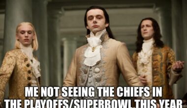 Watching playoffs today…