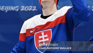 Juraj Slafkovsky on playing for Slovakia at the upcoming Olympics: “I want to show that I am a leader and I want to lead by example. By playing my best, fighting for our country. That's the main thing - to show that I can be that leader."